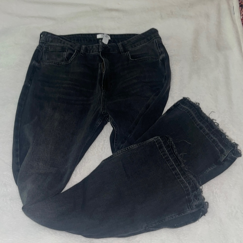 Bootcut Jeans with Slit